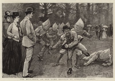 سباق الجرس ، لعبة قديمة أحيت في الرياضة الرياضية بواسطة ويليام لوكهارت بوجل